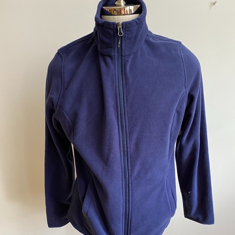 Amazon Essentials Men blue fleece full zip XL NEW